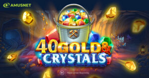Amusnet presenta su nuevo lanzamiento de tragamonedas: «Gold & Crystals»