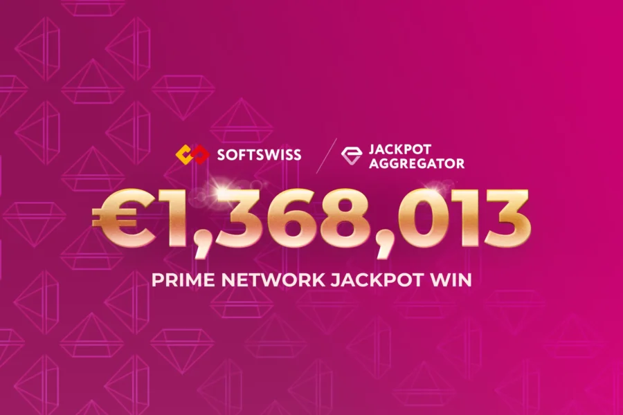 El Prime Network Jackpot de SOFTSWISS alcanza los EUR 1.368.013 en el último sorteo