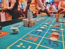 Foto de una mesa de ruleta.