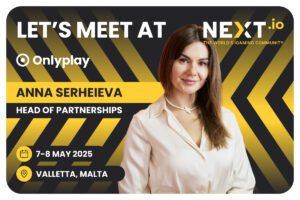 Onlyplay-NEXT Summit Valletta 2025. 5 MAY 2025