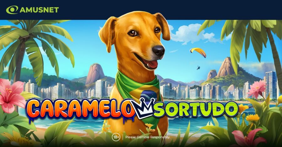 El perro callejero favorito de Brasil es el protagonista del último slot de Amusnet: «Caramelo Sortudo»