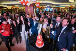 Festejos por quinto aniversario de Casino de Vigo