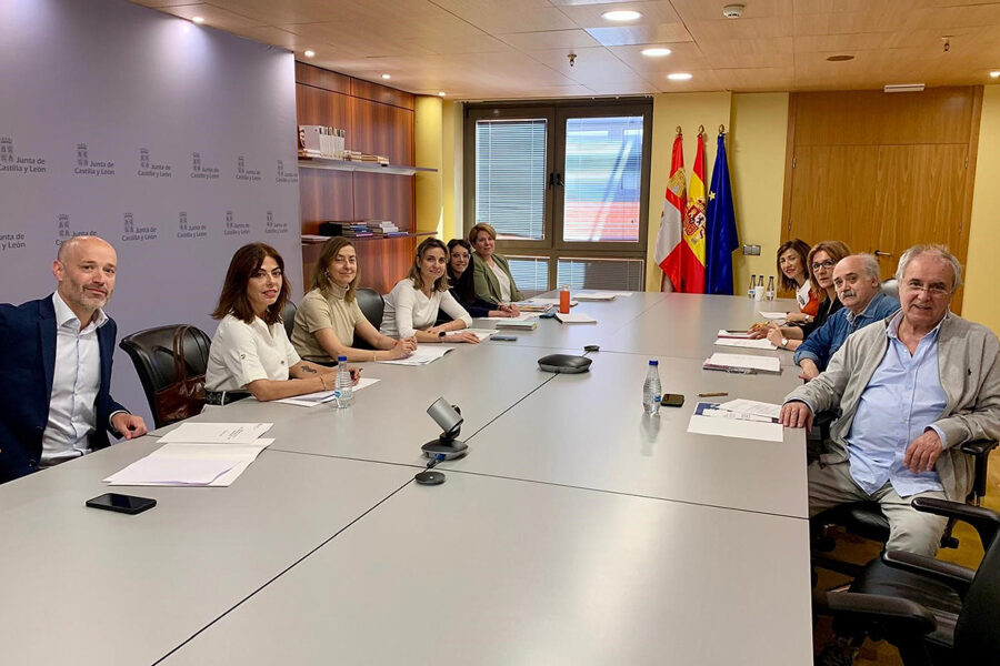 El encuentro se llevó a cabo en la Consejería de la Presidencia. Foto: Junta de Castilla y León.