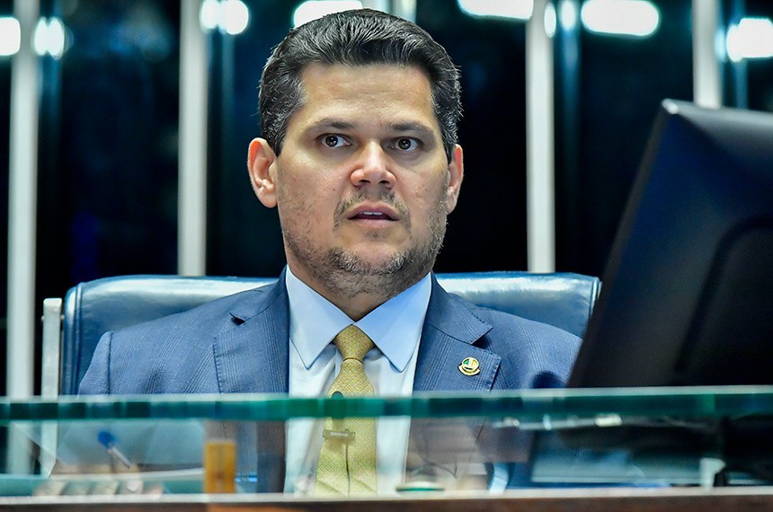 Davi Alcolumbre, presidente del Senado brasileño.