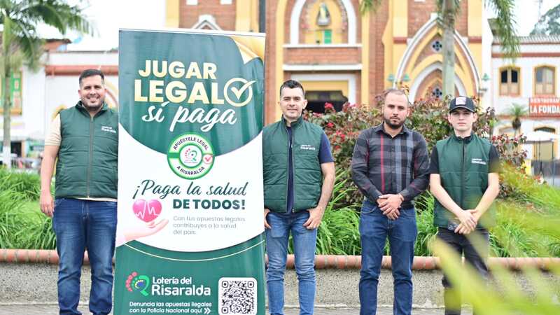 Lotería del Risaralda sigue promoviendo el juego legal en diversos municipios. Foto: Lotería del Risaralda.