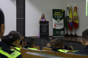 La Lotería del Risaralda capacitó a la Policía Metropolitana de Pereira