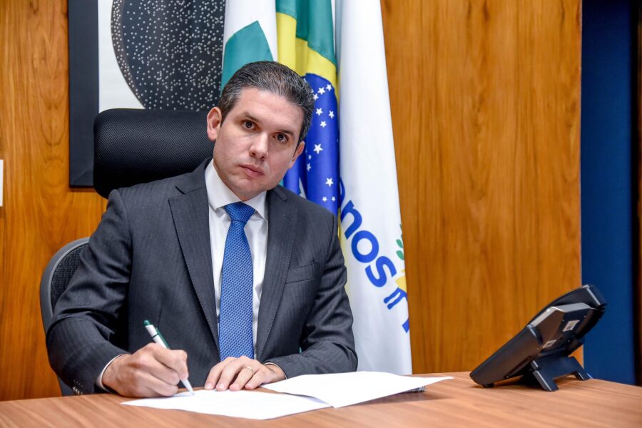 Hugo Motta, presidente de la Cámara de Diputados de Brasil.