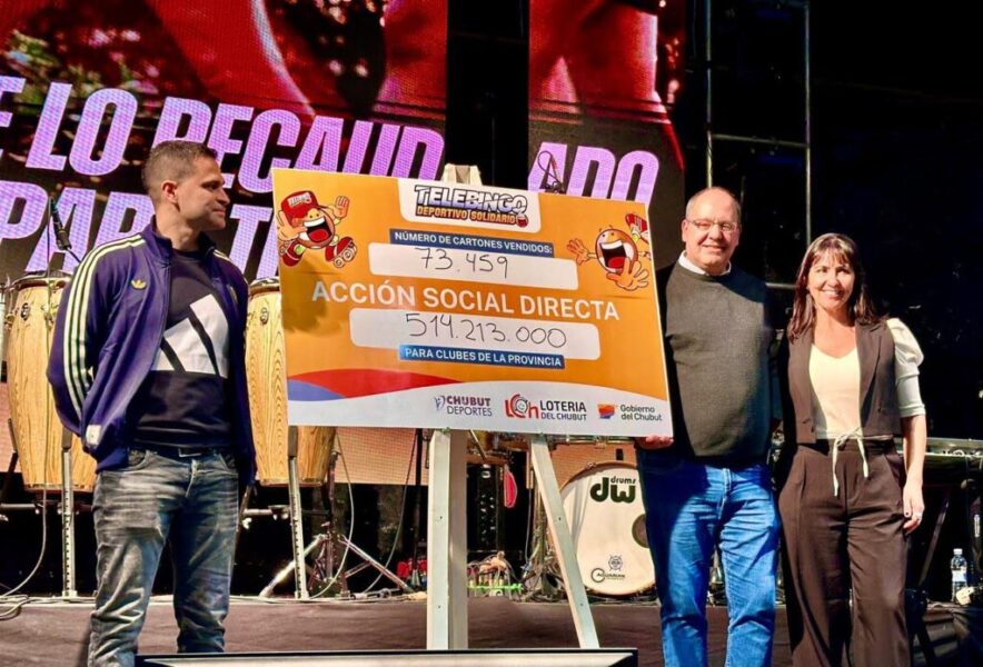 Se celebró la 7º edición del Telebingo Deportivo en Chubut y rompió records