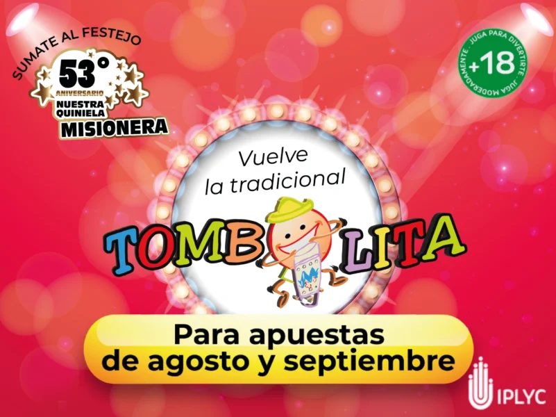 La Quiniela Misionera cumple 53 años y relanza la Tombolita
