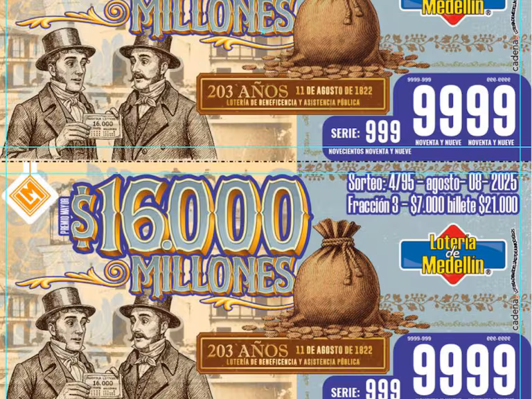 La Lotería de Medellín une pasado e innovación con su primer billete diseñado por inteligencia artificial