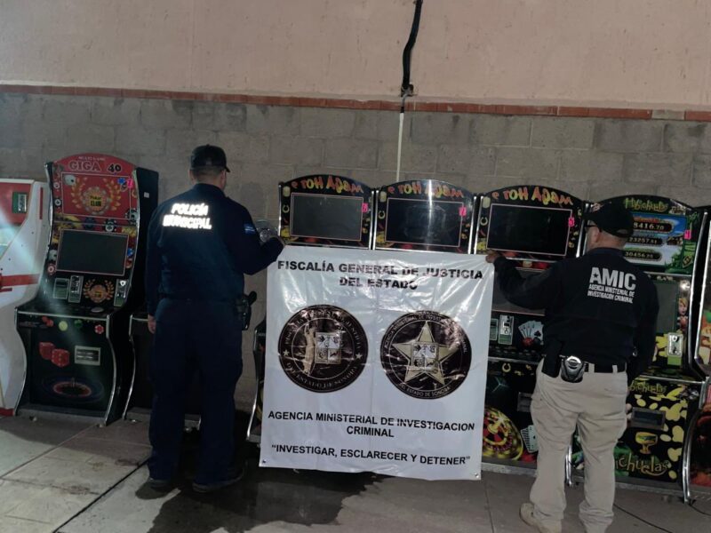 Operativo en México: desarticulan un punto de juego ilegal con máquinas tragamonedas en Hermosillo
