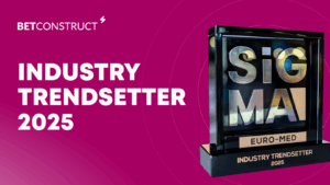 BetConstruct gana el premio «Industry Trendsetter 2025» con Bonus Pie en los SiGMA Euro-Med Awards