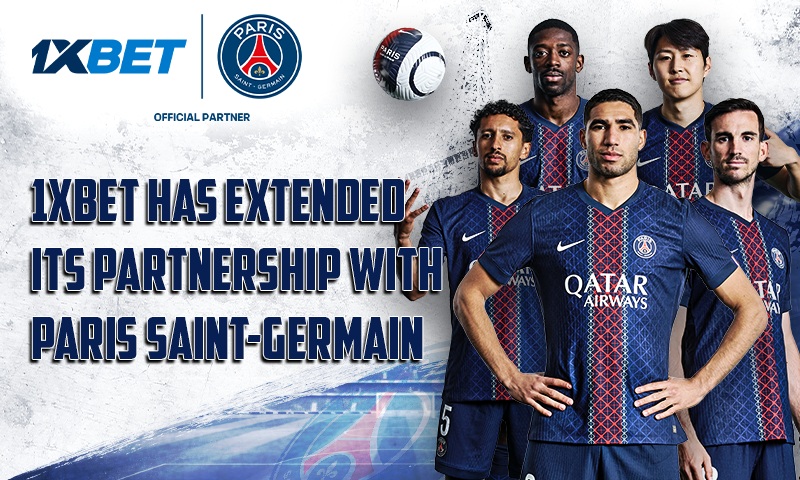 1xBet amplía su colaboración con el Paris Saint-Germain