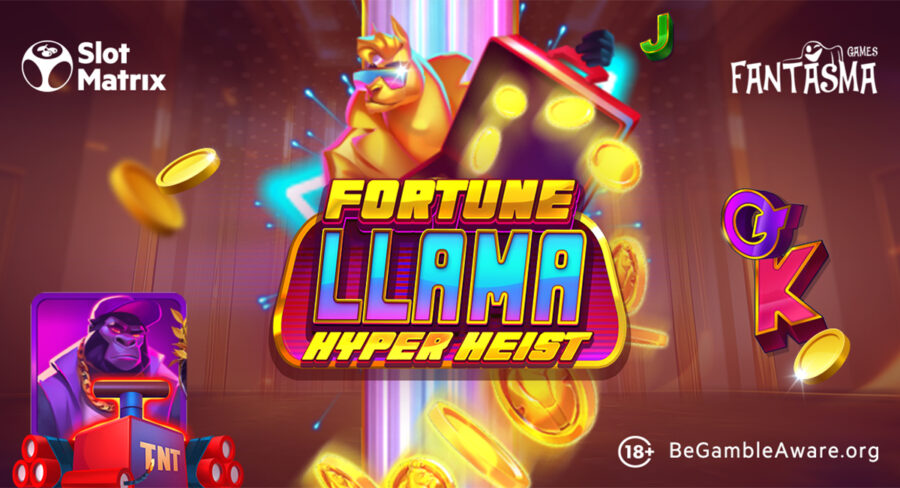 SlotMatrix presenta su nuevo slot, «Fortune Llama Hyper Heist»