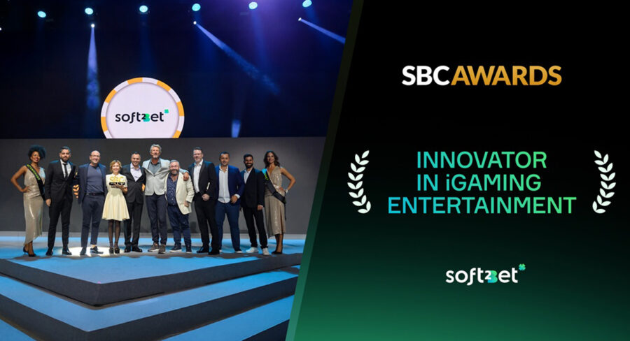 Soft2Bet se llevó el premio a la «Innovación en Entretenimiento de Casino» en los SBC Awards