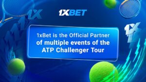 1xBet is the official partner of multiple events of the ATP Challenger Tour.