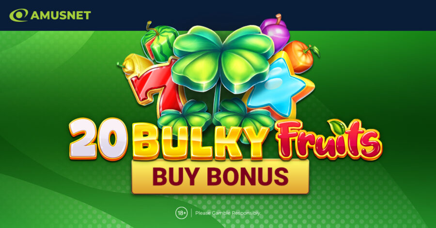 Amusnet presenta una nueva aventura frutal: «20 Bulky Fruits Buy Bonus»
