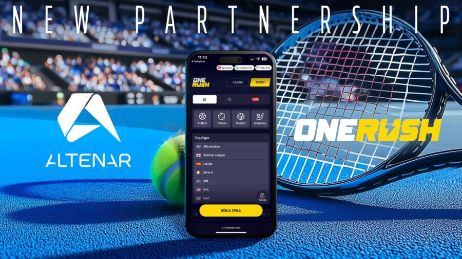 Altenar se asocia con Onerush para el lanzamiento de una casa de apuestas deportivas en Suecia