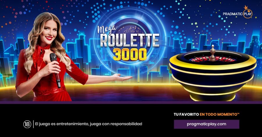 Pragmatic Play transforma un clásico de casino en vivo en «Mega Roulette 3000»