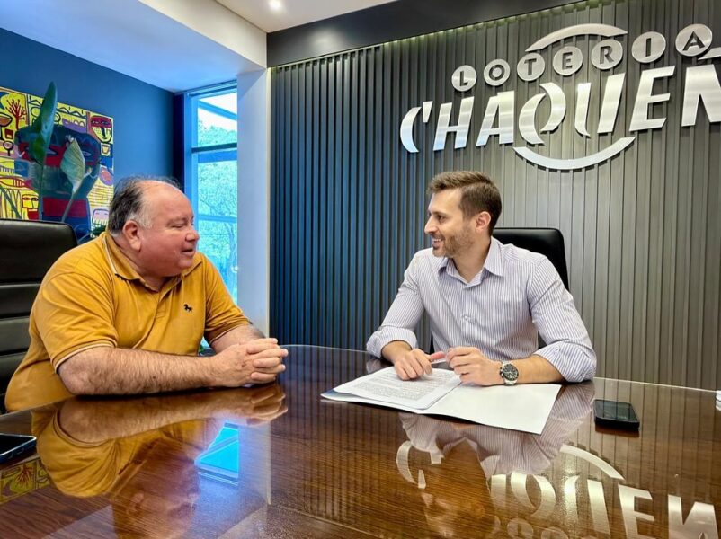 La Lotería Chaqueña ayuda a finalizar la infraestructura del Club Sportivo Charata