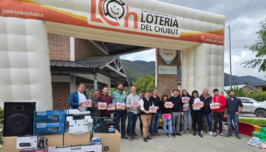 La Lotería del Chubut entrega bienes a instituciones de la cordillera