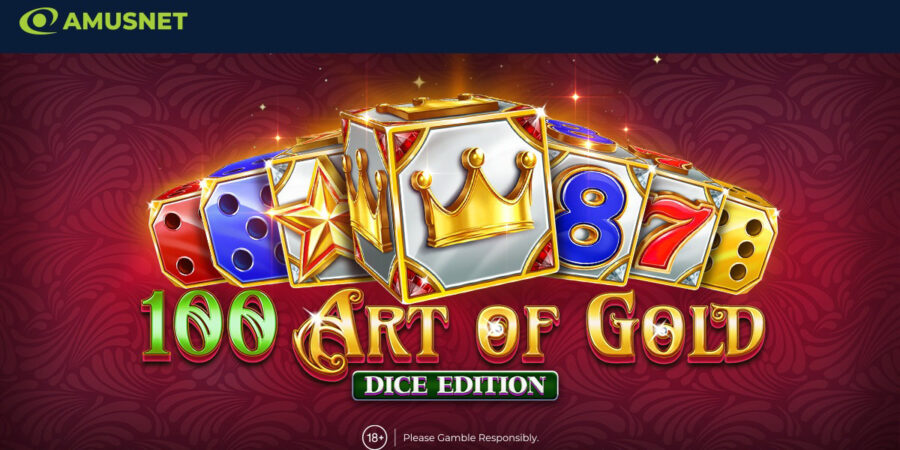 Amusnet invita a los jugadores a descubrir «100 Art of Gold Dice Edition»
