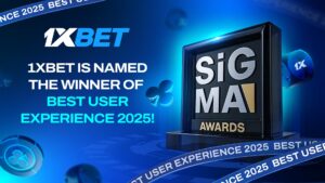 1xBet ganó el premio a la “Mejor Experiencia de Usuario 2025”