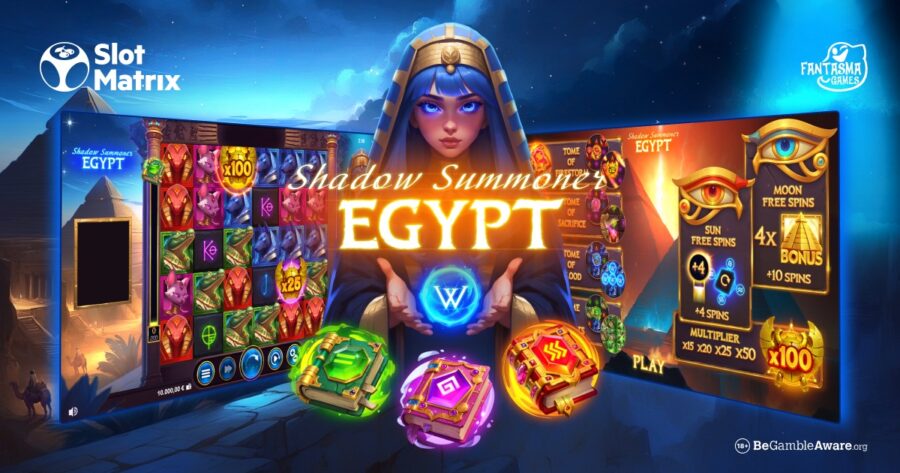 SlotMatrix desentierra libros antiguos con el lanzamiento de «Shadow Summoner Egypt»