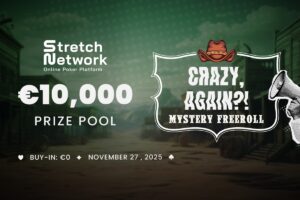 Stretch Network vuelve con «CRAZY, AGAIN?! Mystery Freeroll» y €10.000 garantizados