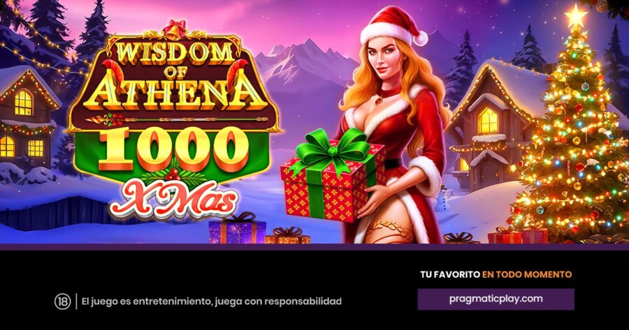 Pragmatic Play difunde el espíritu festivo en «Wisdom of Athena 1000 Xmas»