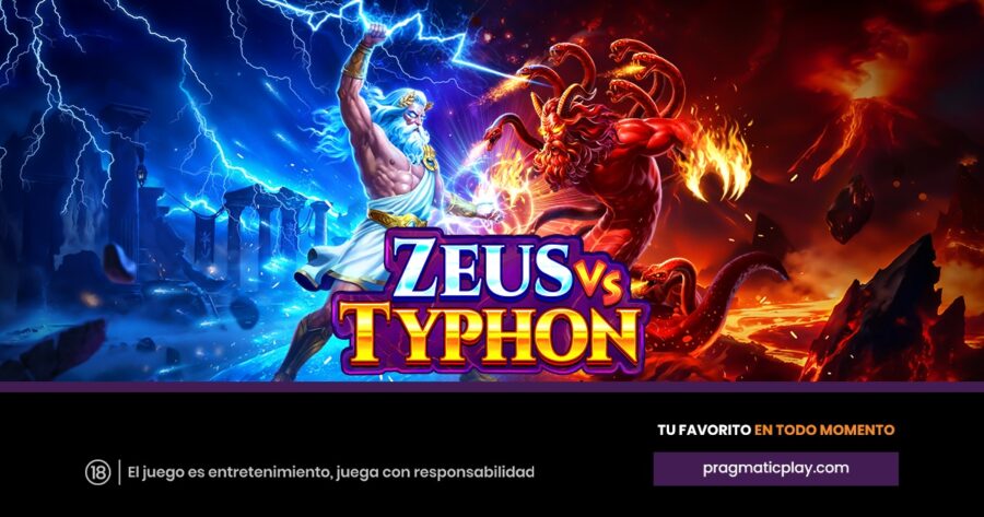 Pragmatic Play presenta una batalla histórica en “Zeus vs Typhon”