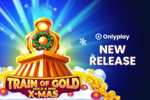 Onlyplay new release. "Train of Gold X-Mas: Hold & Win"