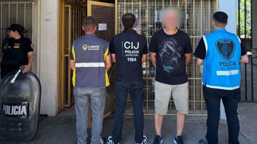 El operativo acabó con un detenido. Foto: Policía de la Ciudad.