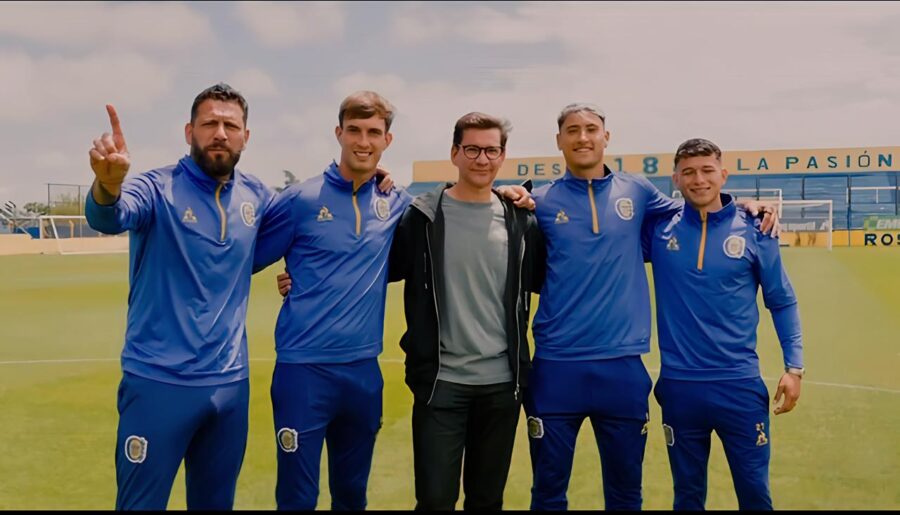 Jugadores de fútbol se suman a la campaña «No garpa» de la Lotería de Santa Fe