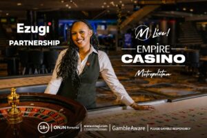 Ezugi partnership - Empire Casino Metropolitan.
