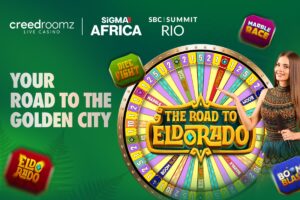 CreedRoomz. Your road to the golden city. SiGMA Africa. SBC SUMMIT RIO 2026.