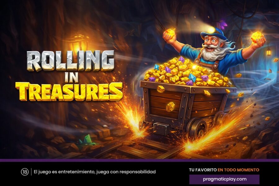 Pragmatic Play descubre multiplicadores progresivos en «Rolling in Treasures»