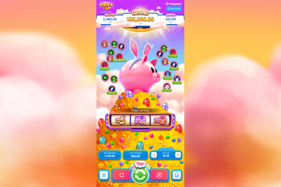 Piggy Tap (Easter Skin), de Onlyplay 