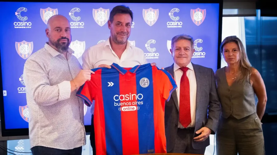 San Lorenzo de Almagro presenta a una plataforma de apuestas como principal sponsor