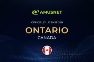 Amusnet recibe una licencia en Ontario, Canadá.