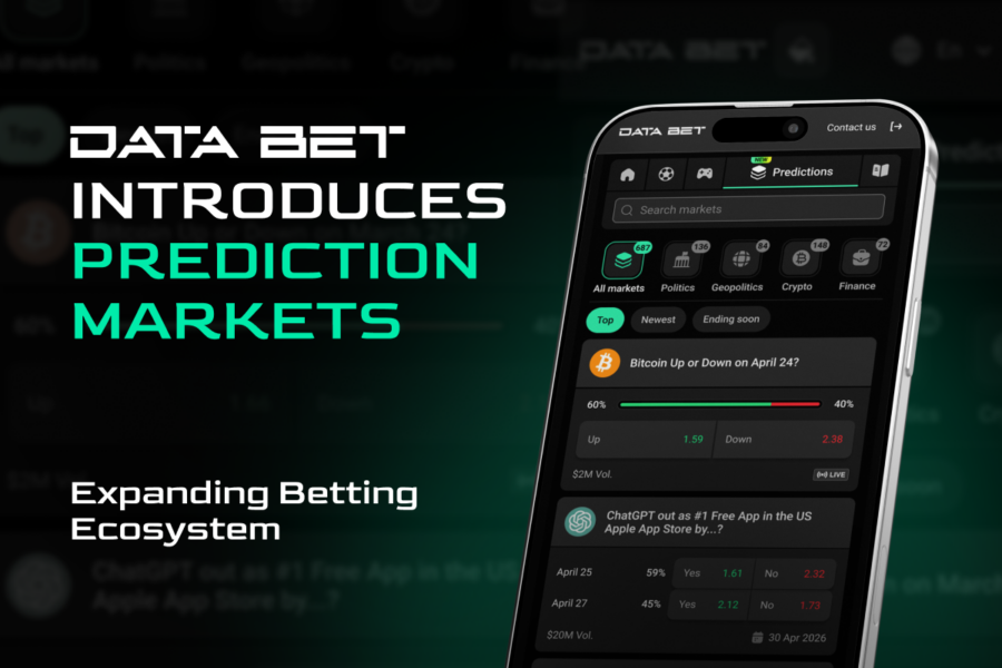 DATA.BET suma «Prediction Markets» a su portafolio de apuestas