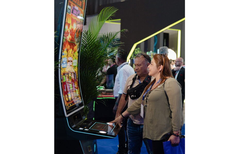 El equipo de Merkur Gaming en GAT Expo.