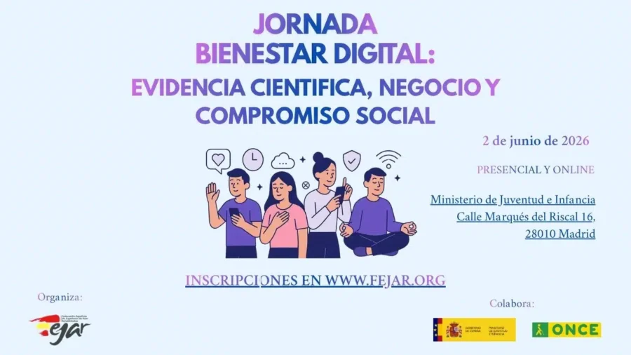 FEJAR y el Ministerio de Juventud de España impulsan jornada sobre bienestar digital