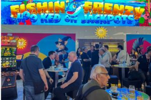 Merkur Gaming recibió a un importante número de visitantes en su stand.