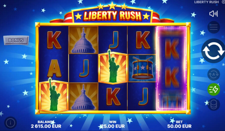Onlyplay presenta Liberty Rush 