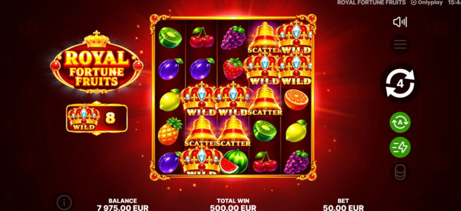 Onlyplay presenta "Royal Fortune Fruits" 