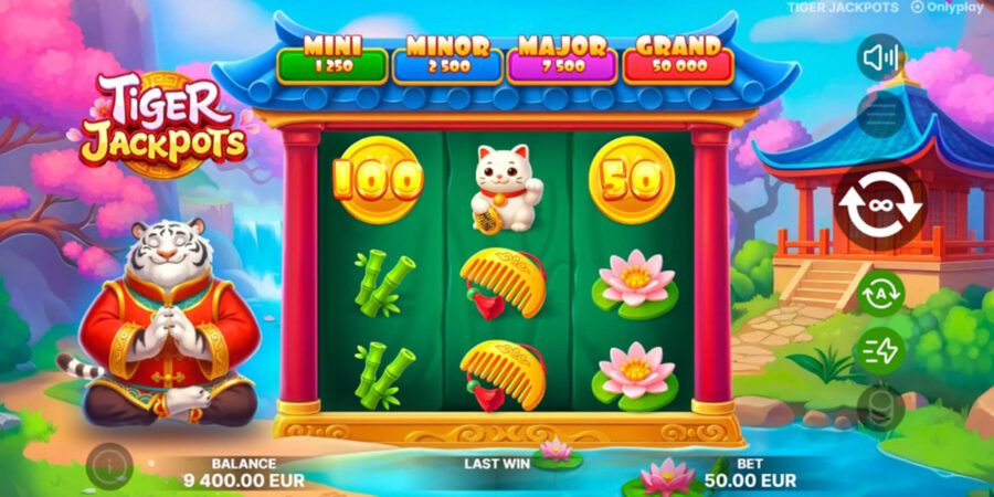 Onlyplay presenta Tiger Jackpots 