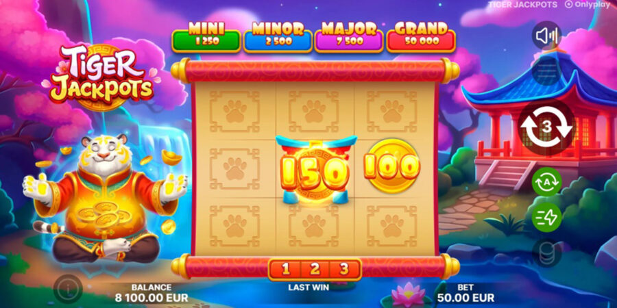 Onlyplay presenta Tiger Jackpots 