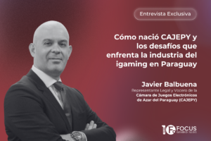 Javier Balbuena, representante legal y vocero de la Cámara de Juegos Electrónicos de Azar del Paraguay.