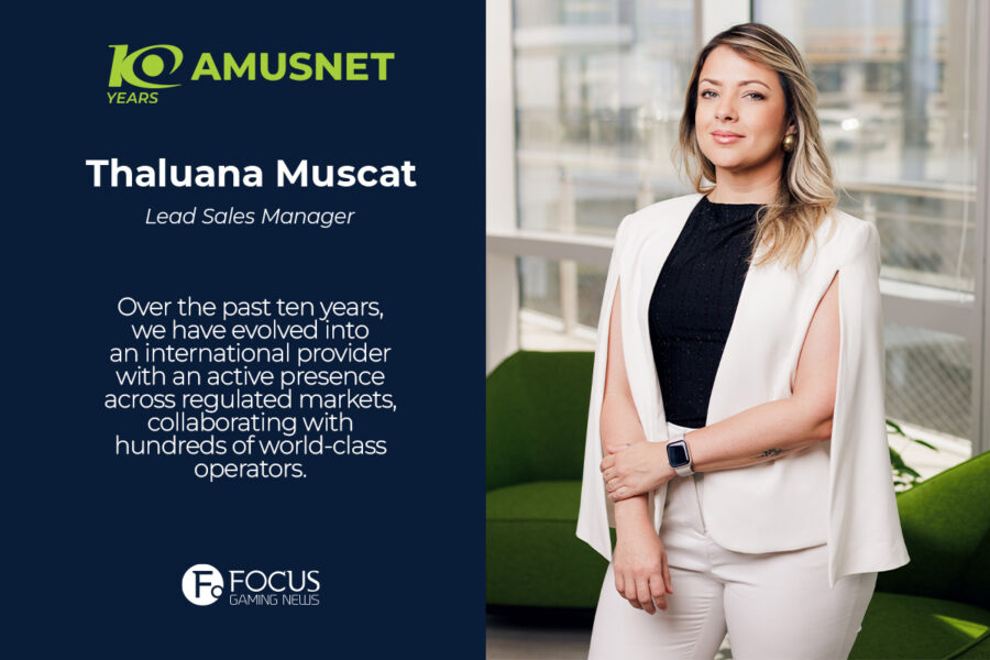 Thaluana Muscat, directora de ventas de Amusnet.